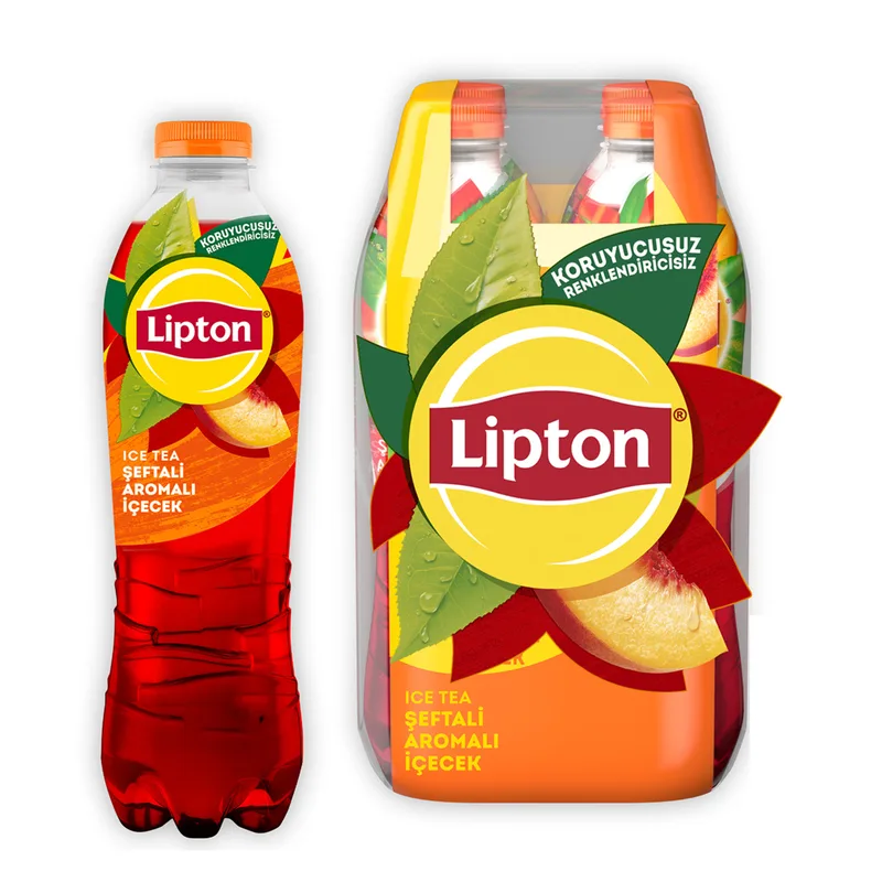 Lipton Ice Tea Şeftali 4x1 L Paket