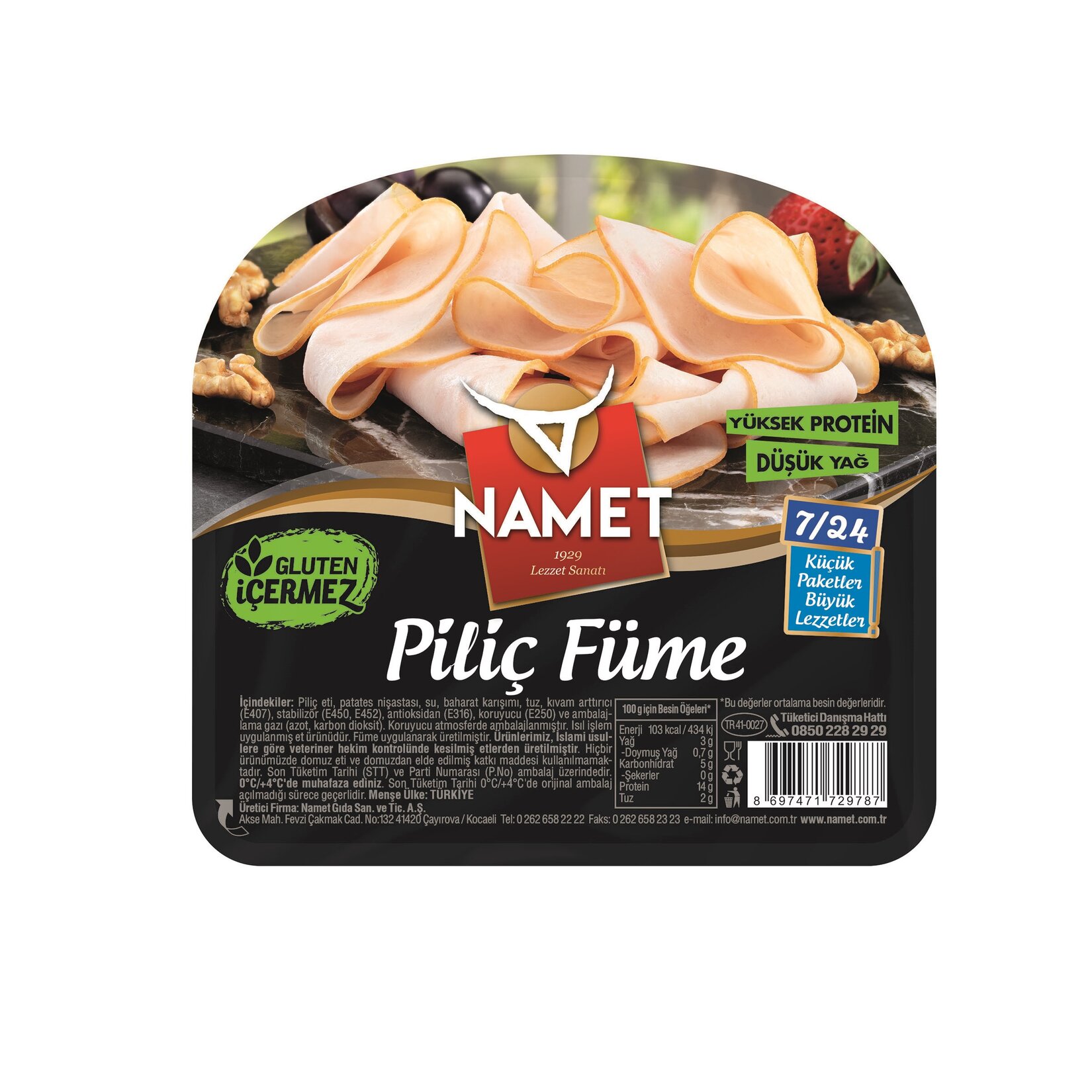 Namet 7/24 Piliç Füme